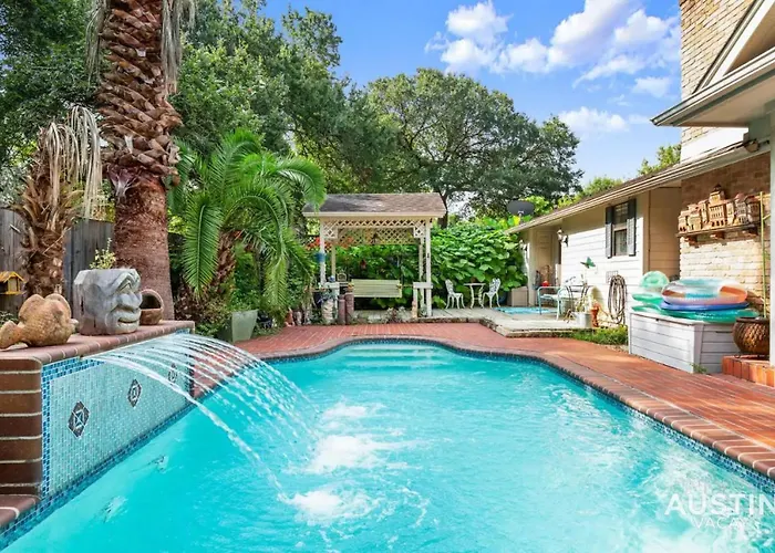 Backyard Bliss W Private Pool Unique Family Home