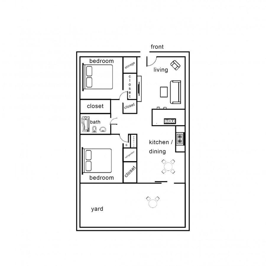 Bright Space Close To Beer Gardens Coffee Apartment *