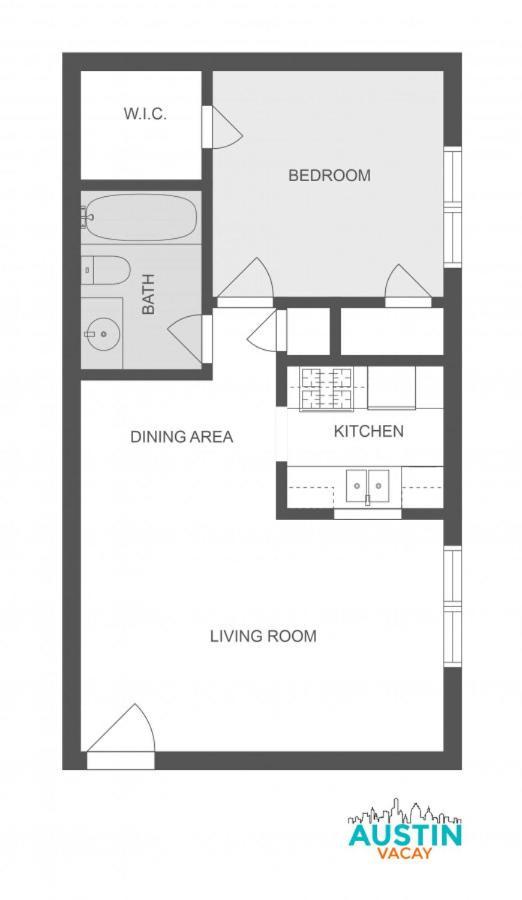 Quiet Downtown Pool Free Parking Apartment Austin