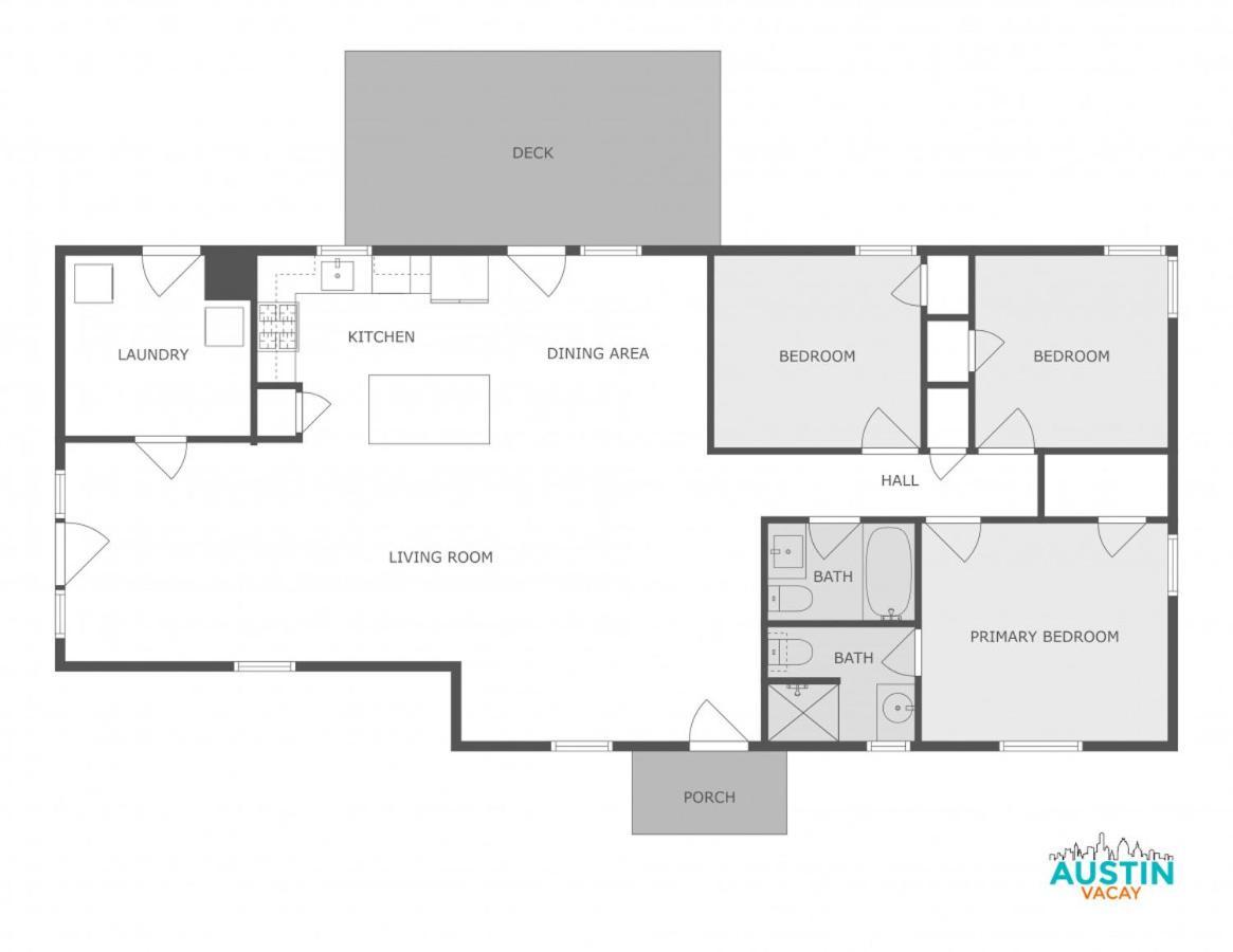 North Atx Retreat W Open Concept Layout And Backyard Austin