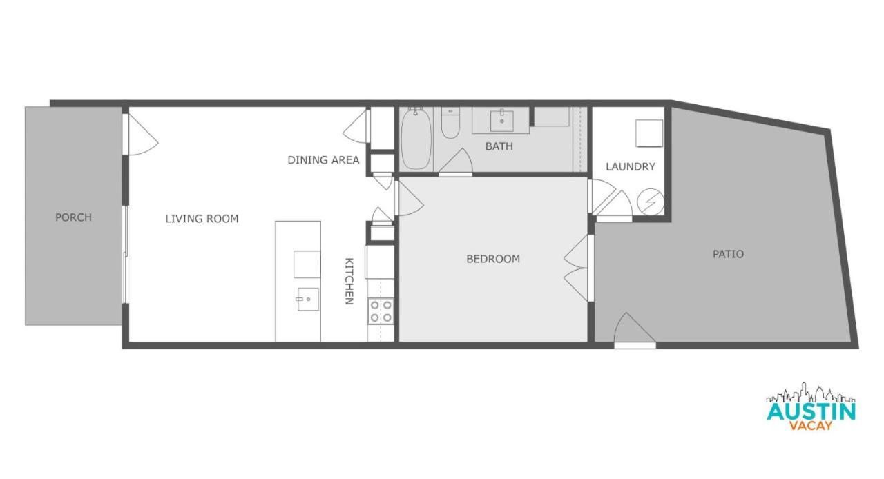 Close To Barton Springs And Zilker W King Br And Patio Apartment *