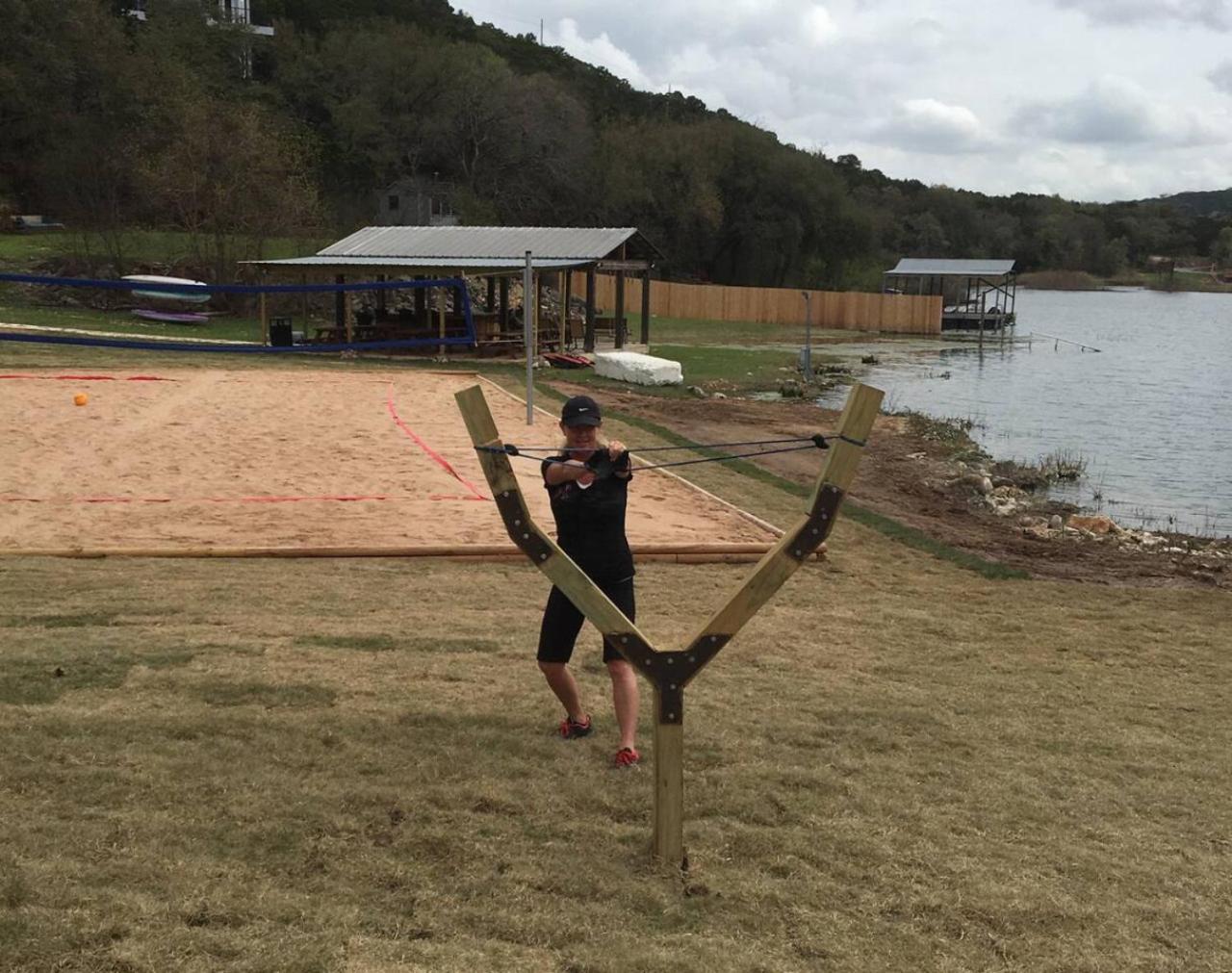 Holiday home Camp Sandy Lakefront, Pool,h Tub, Sand Volleyball *