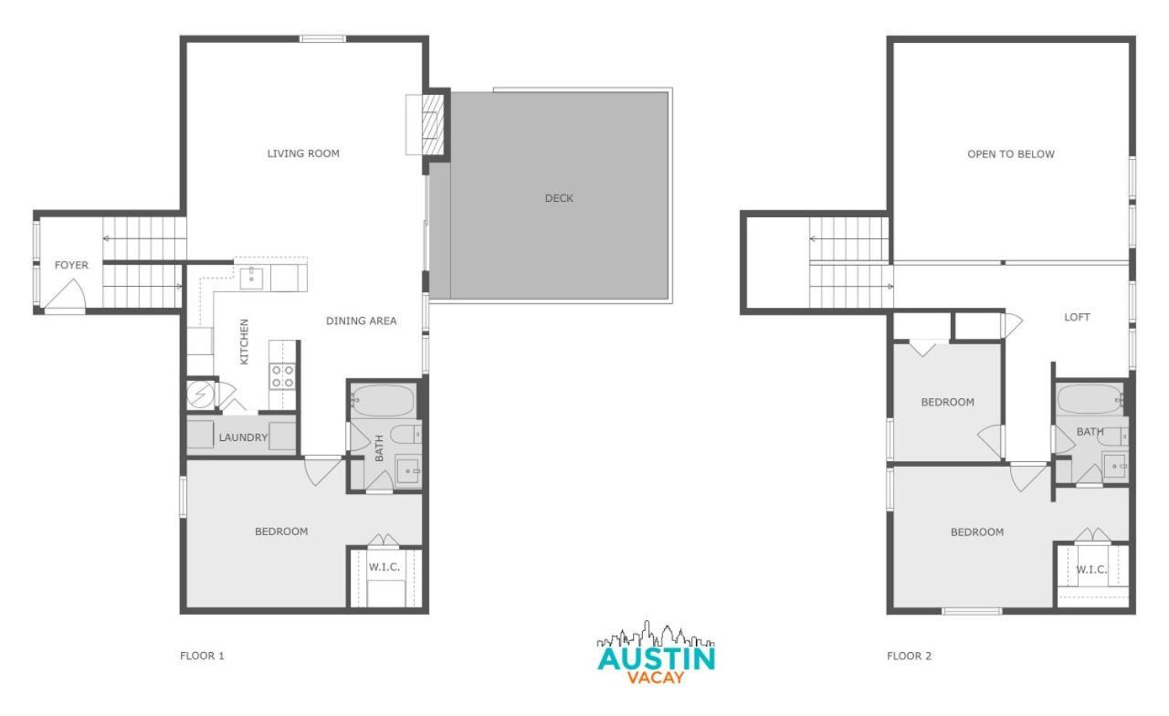 Holiday home Comfortable Living In Atx With Private Deck And Office *