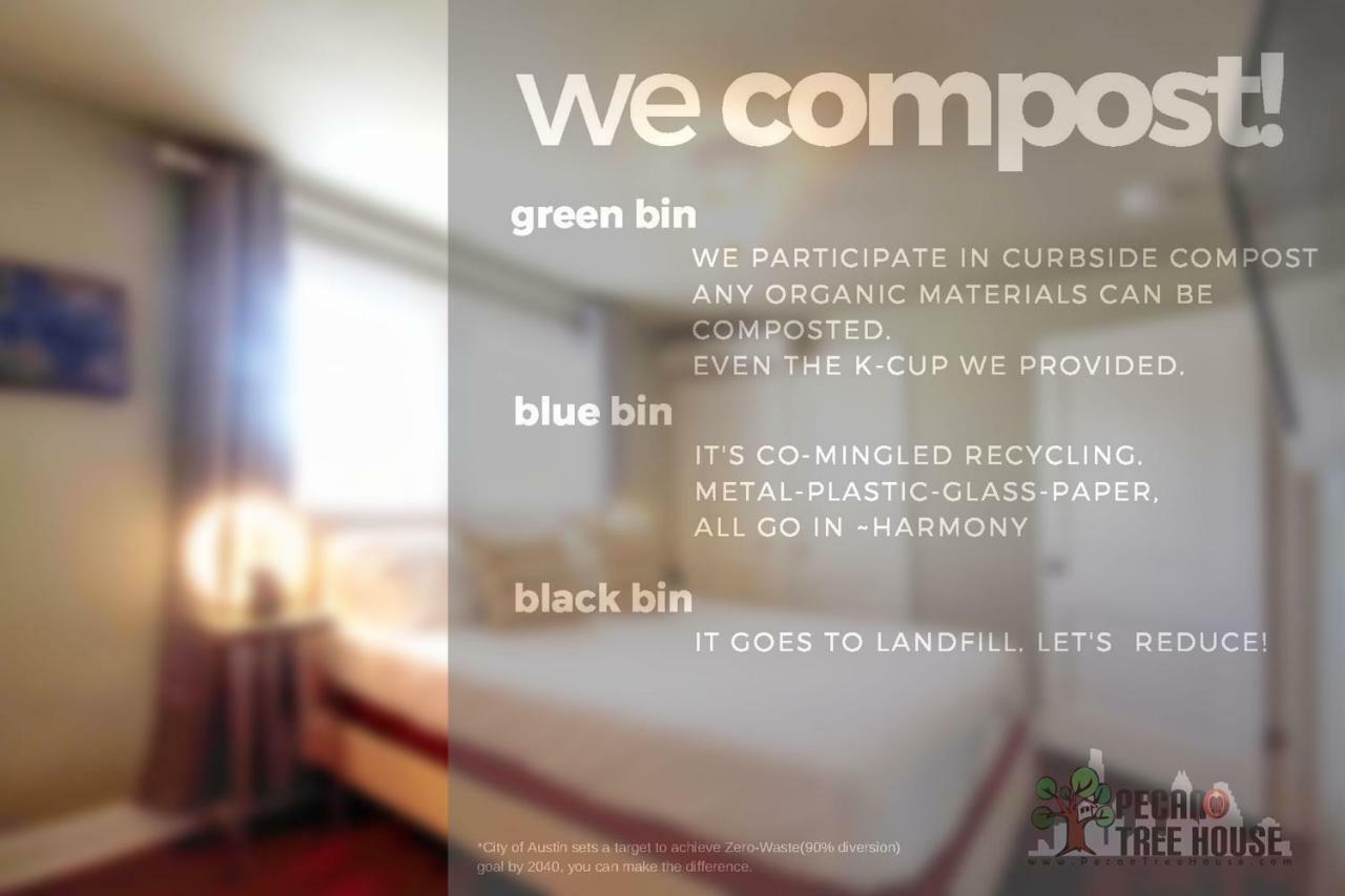 Ut Moody Center Downtown Eco Pecan Tree House Free Wifi Parking Quiet Office Holiday home Austin