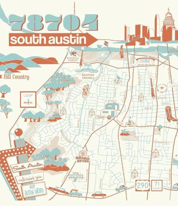 Soco Chic Close To Downtown Apartment *